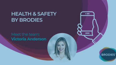 Health & Safety by Brodies - Meet the team: Victoria Anderson